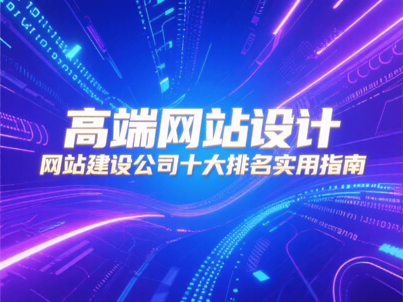 高端网站建设：如何成为企业数字化转型的核心驱动力？